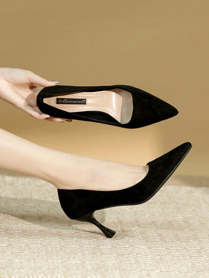 Pantofi cu toc SHEIN, negru