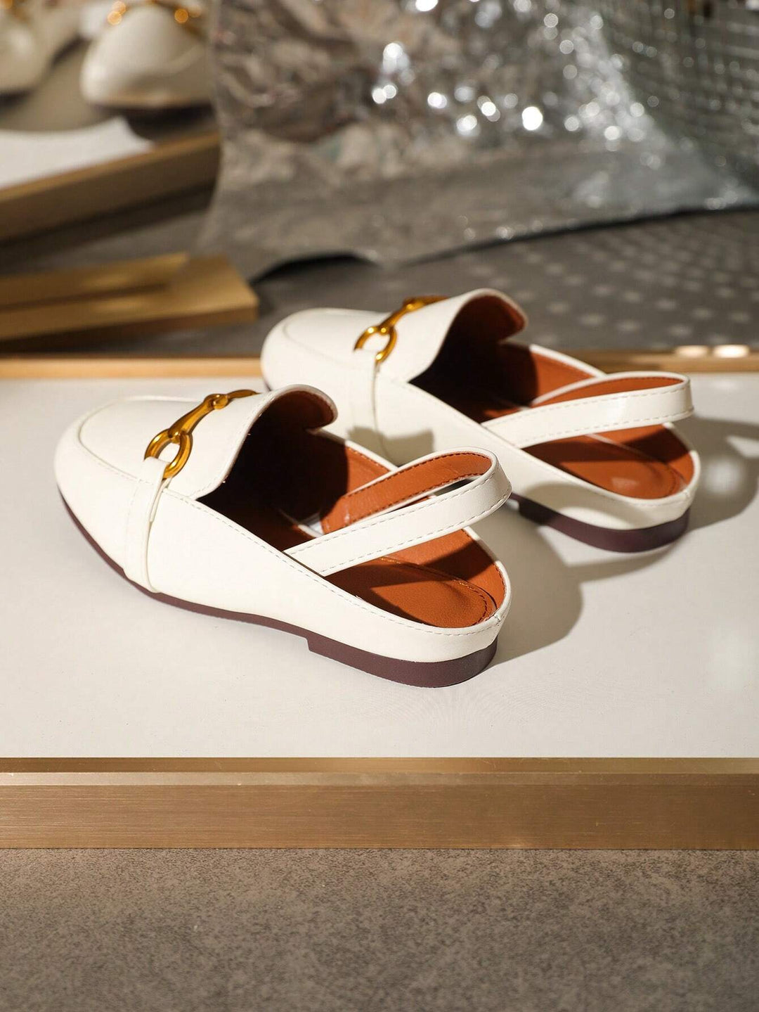Pantofi SHEIN, alb