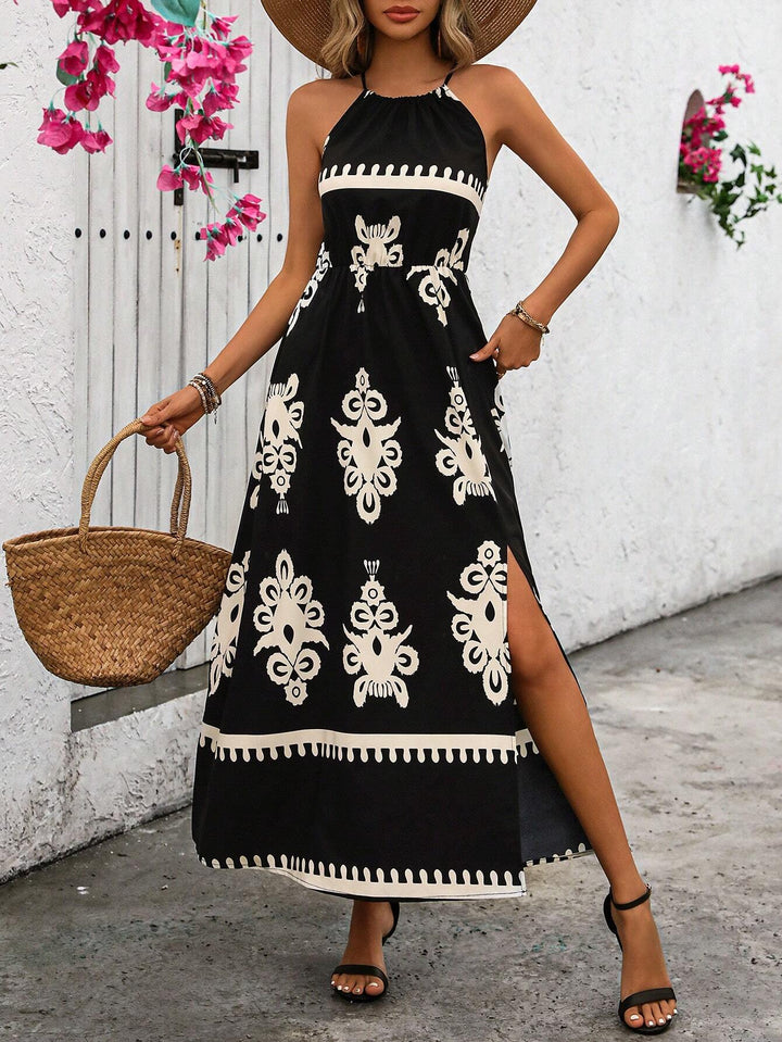 SHEIN Maxi dress, black
