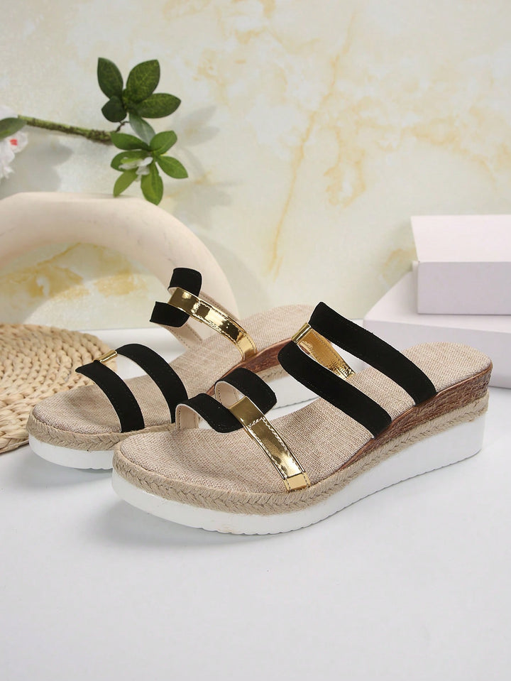 Sandale SHEIN, negru