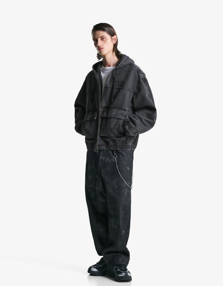 Dzseki BERSHKA, fekete