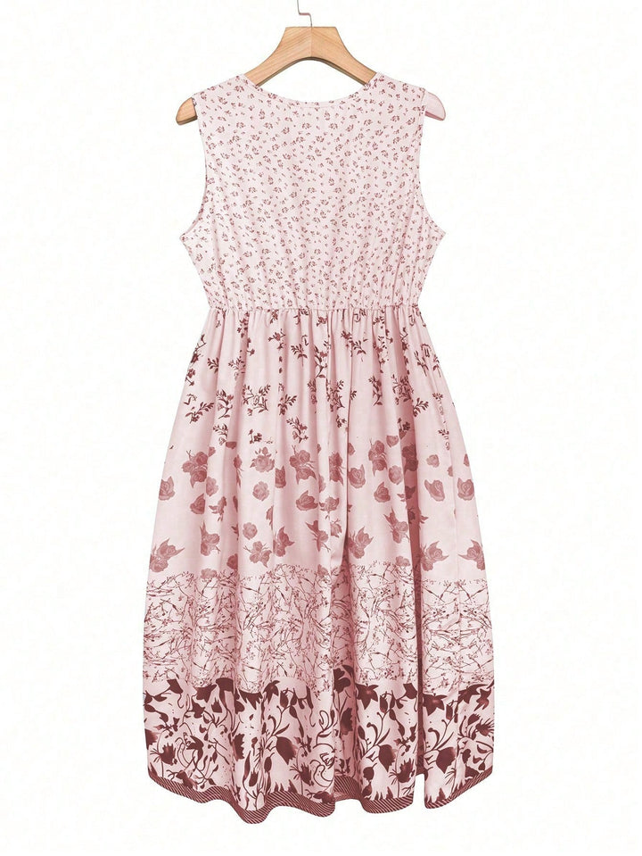 Rochie midi SHEIN, roz