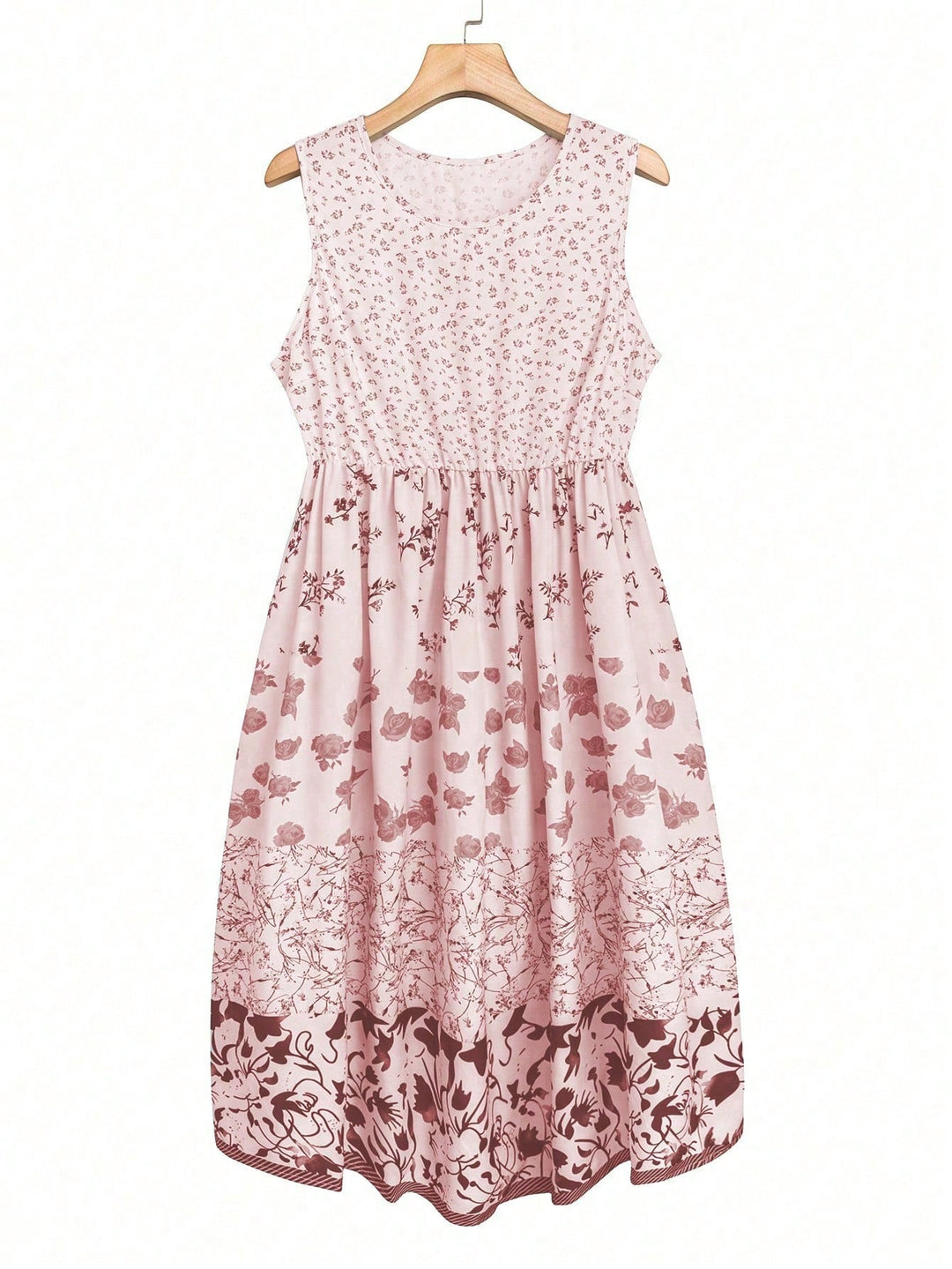 Rochie midi SHEIN, roz