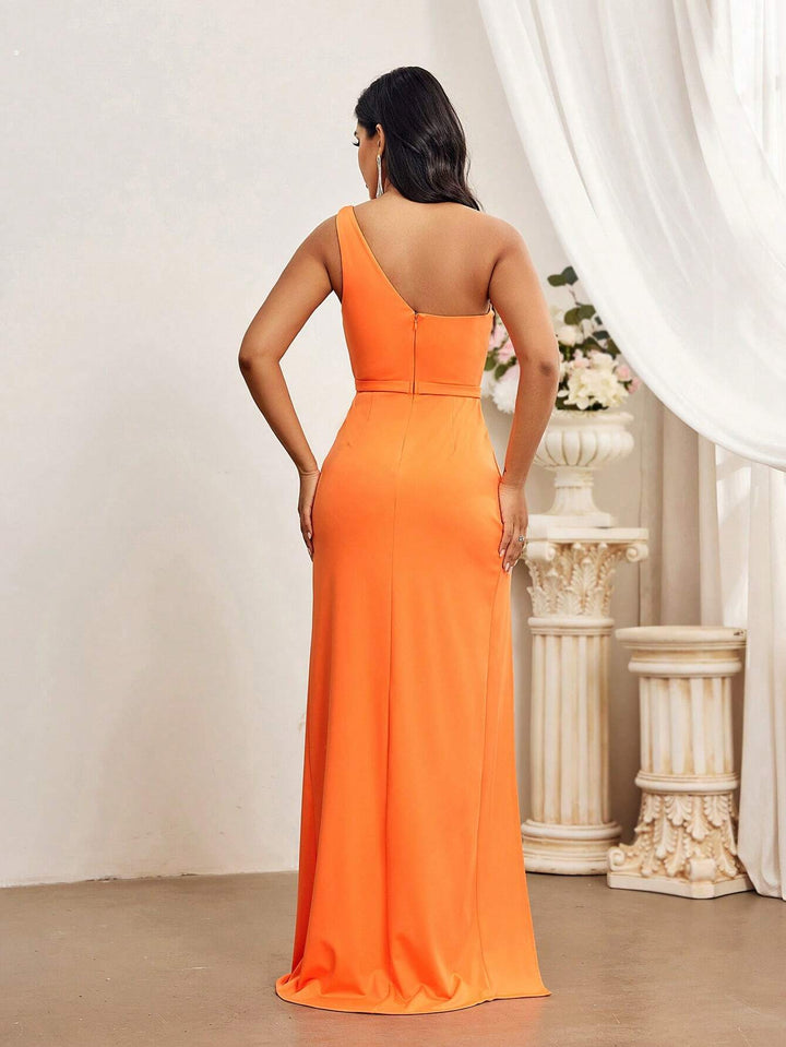 Rochie maxi SHEIN, portocaliu