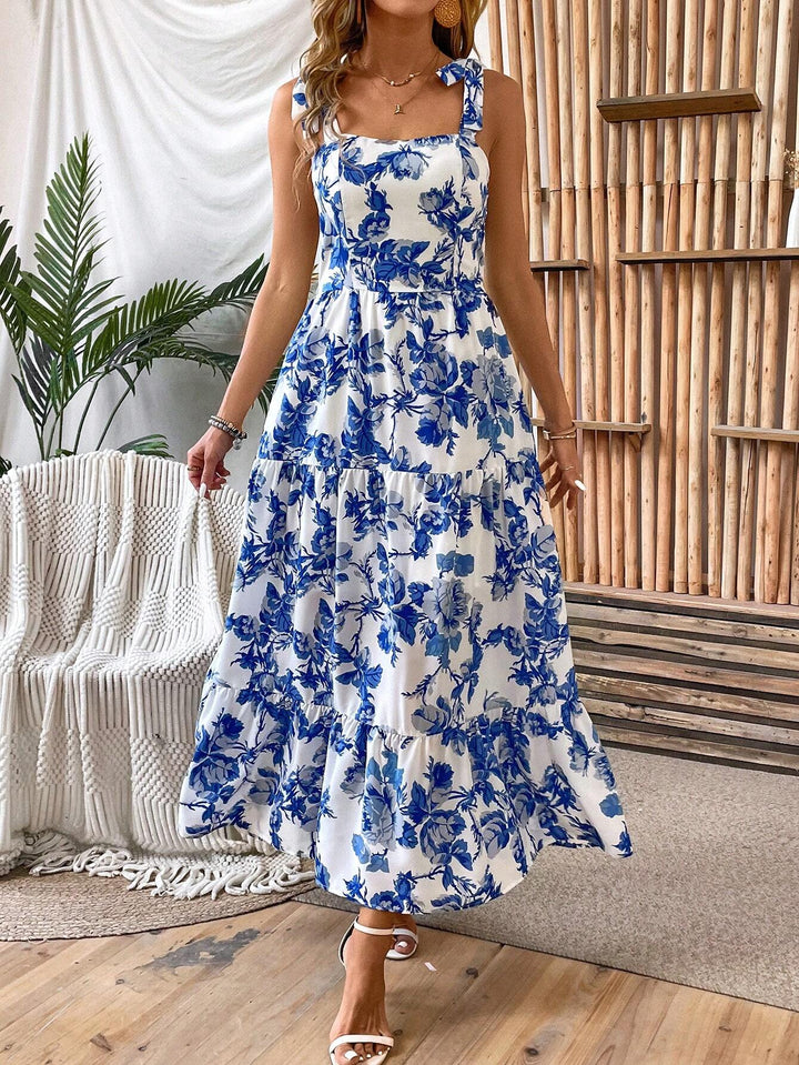 Rochie midi Shein, mix culori