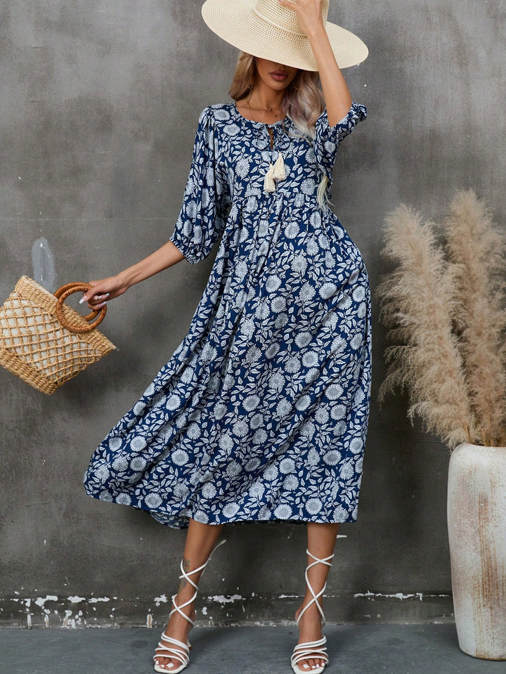 Rochie maxi SHEIN, albastru