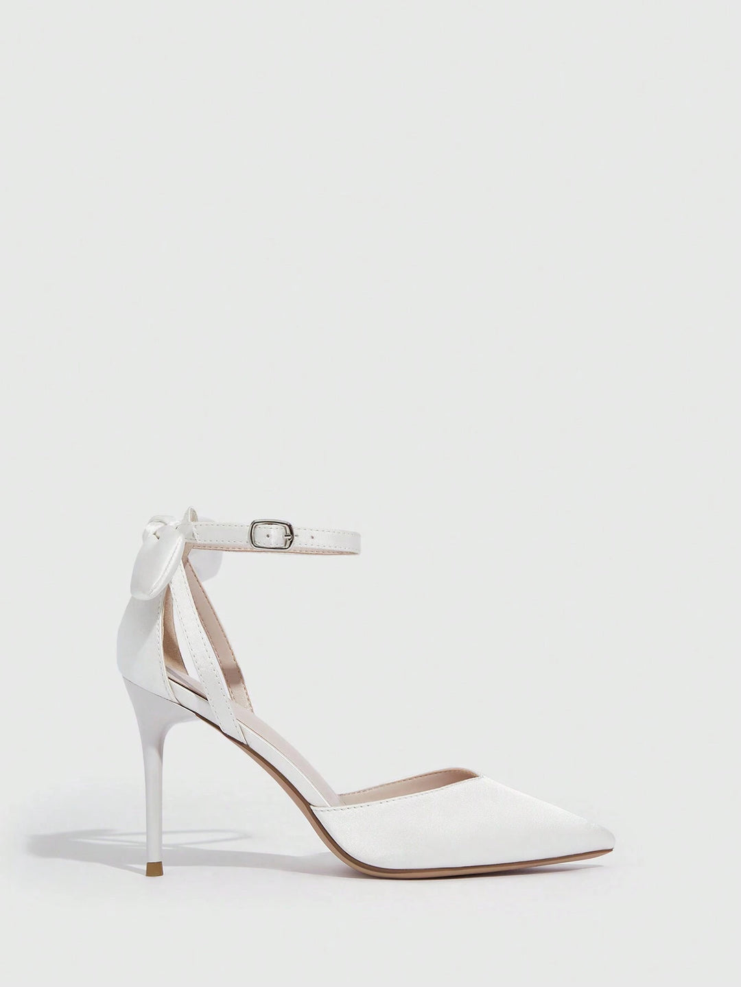 Pantofi cu toc SHEIN, alb