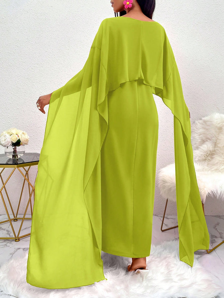 SHEIN maxi ruha, zöld