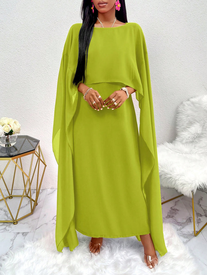 SHEIN maxi ruha, zöld