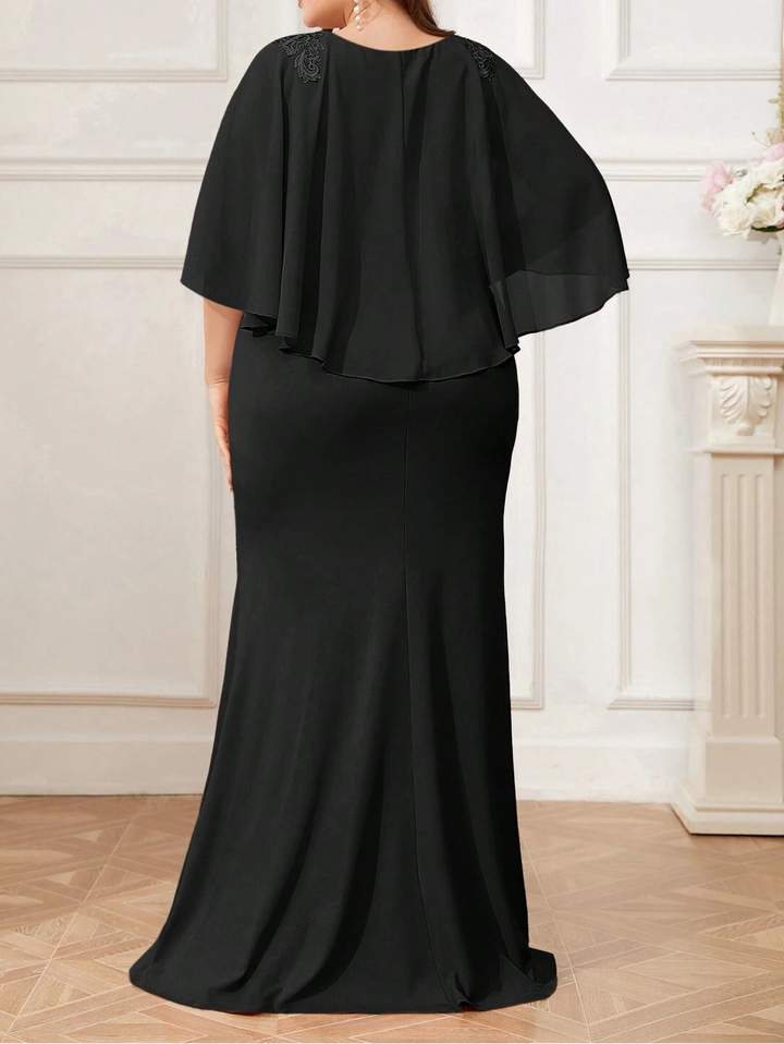 SHEIN maxi ruha, fekete