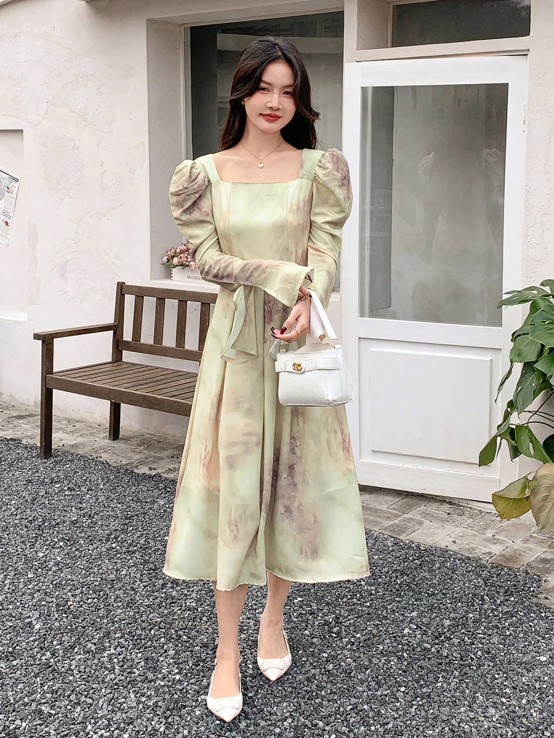 Rochie midi SHEIN, turcoaz