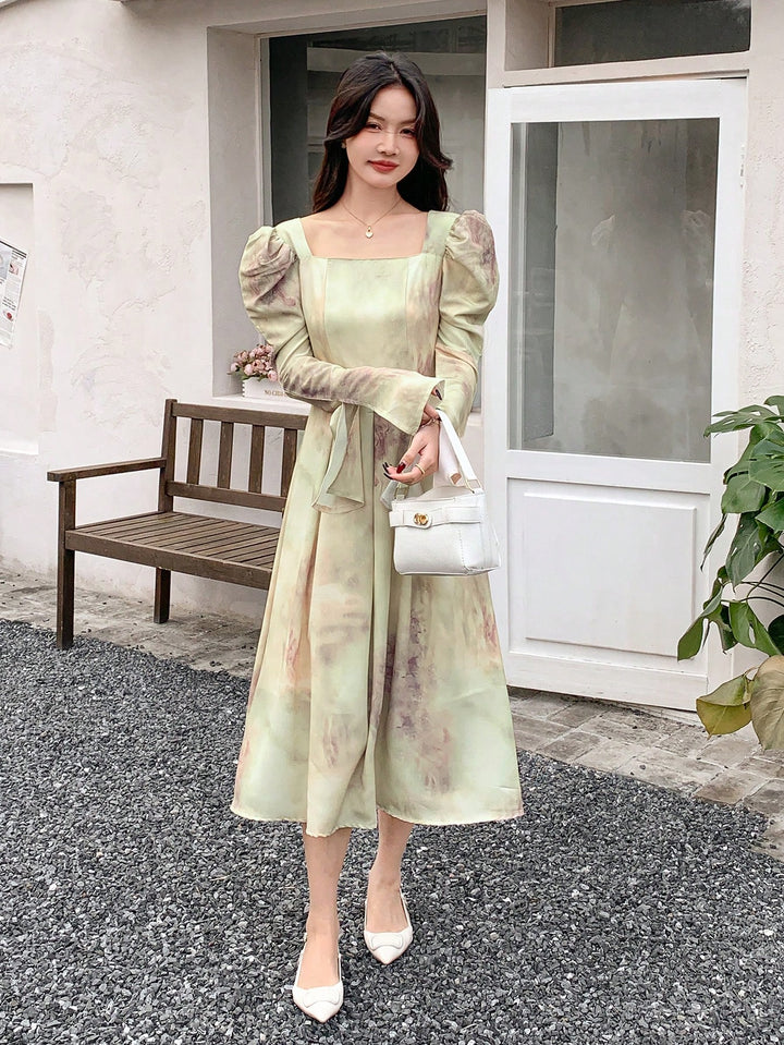 Rochie midi SHEIN, turcoaz