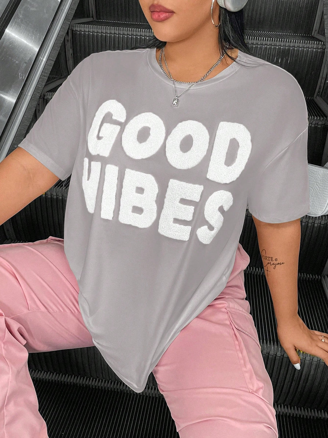 Tricou SHEIN, gri