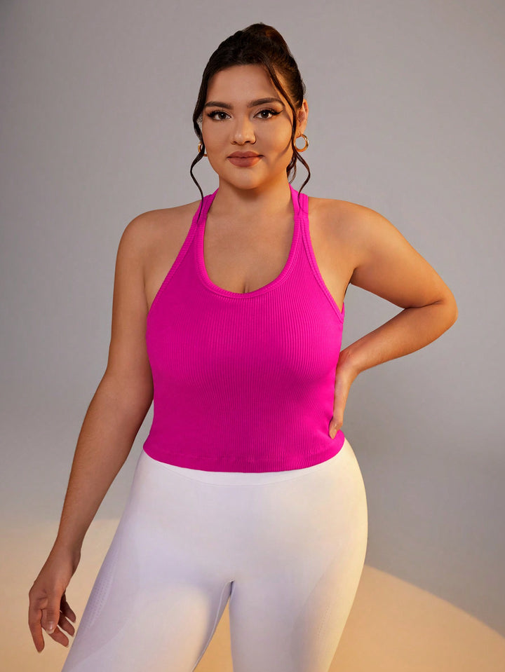 SHEIN sportmelltartó, rózsaszín