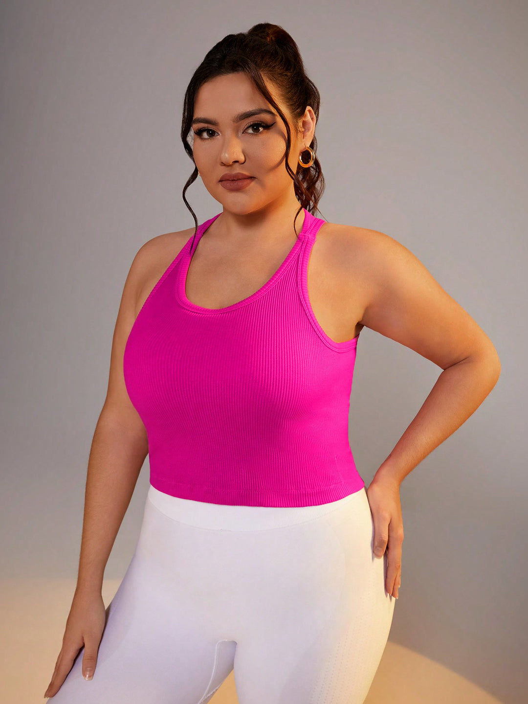 SHEIN sportmelltartó, rózsaszín