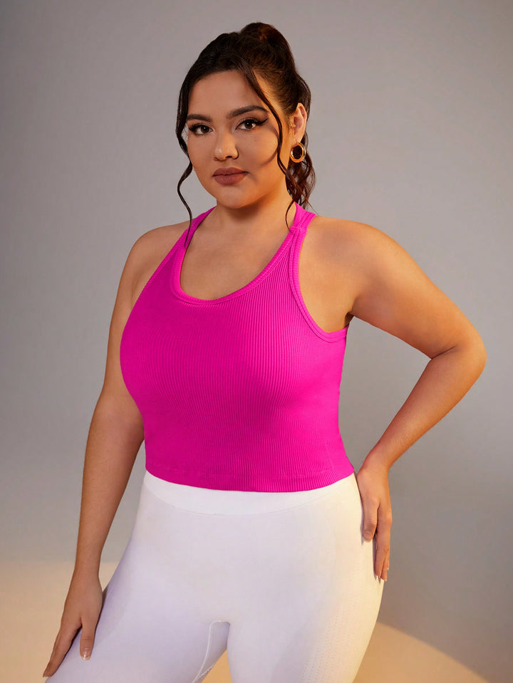 SHEIN sportmelltartó, rózsaszín