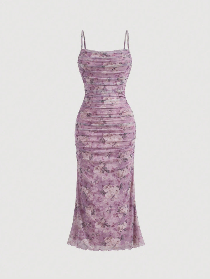 Rochie midi SHEIN, mix culori