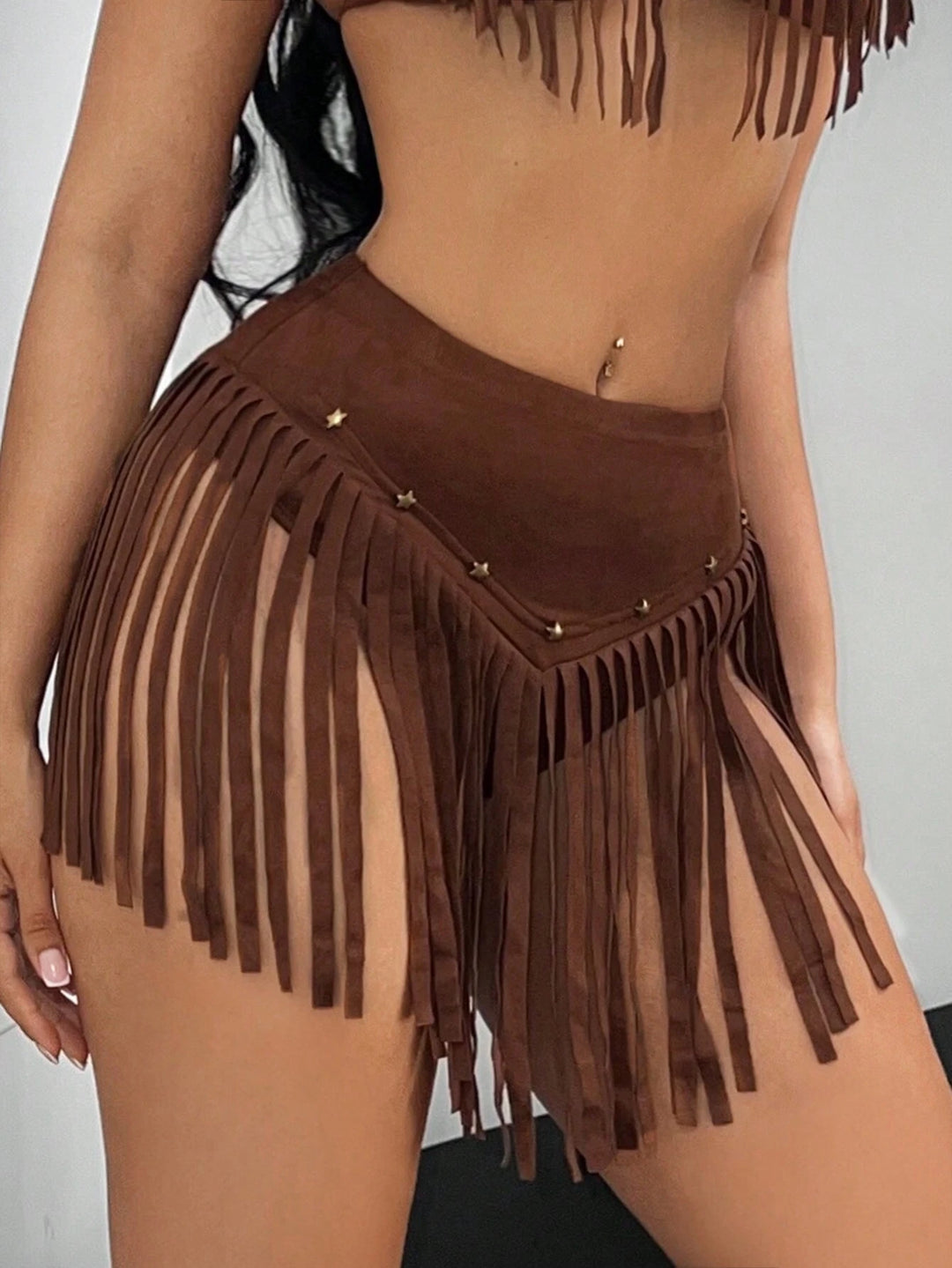 Fusta pantalon Shein, maro