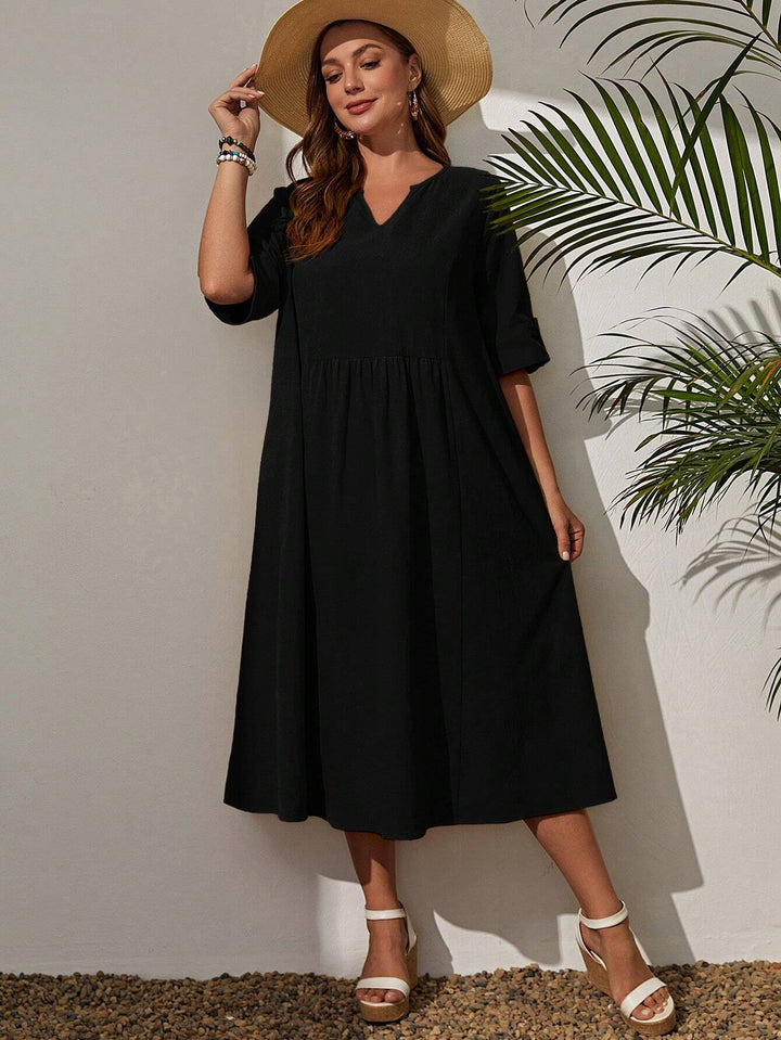 Rochie midi SHEIN, negru