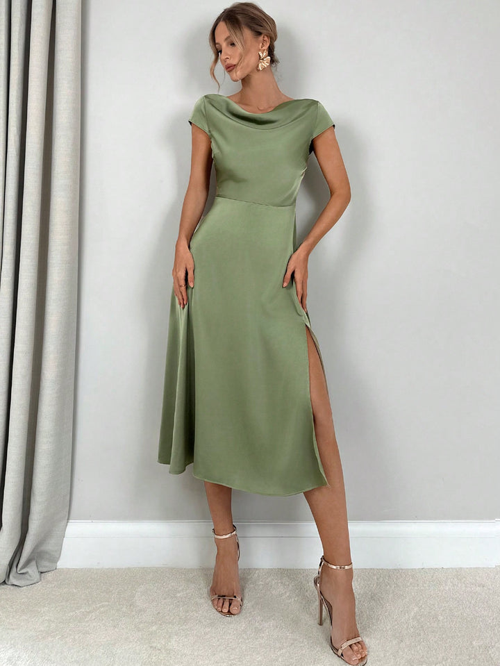 Rochie maxi SHEIN, verde