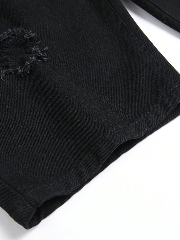Pantaloni scurți SHEIN, negru