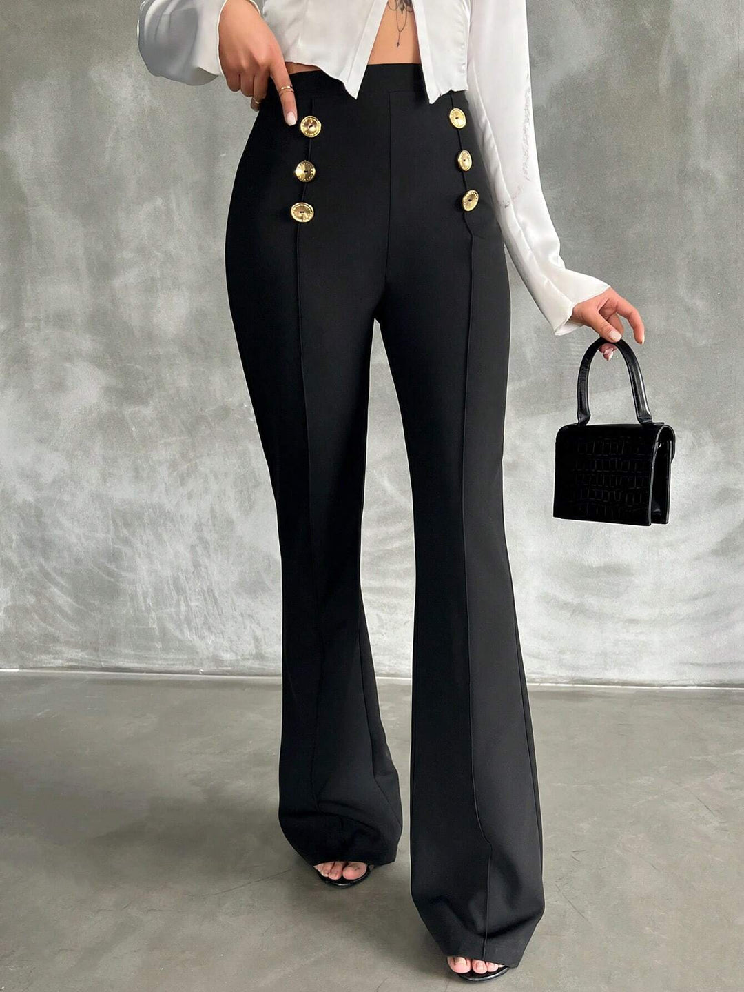 Pantaloni SHEIN, negru