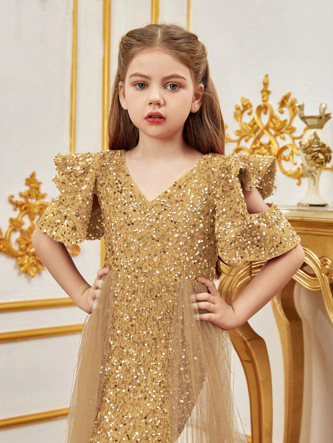 Rochie SHEIN, auriu