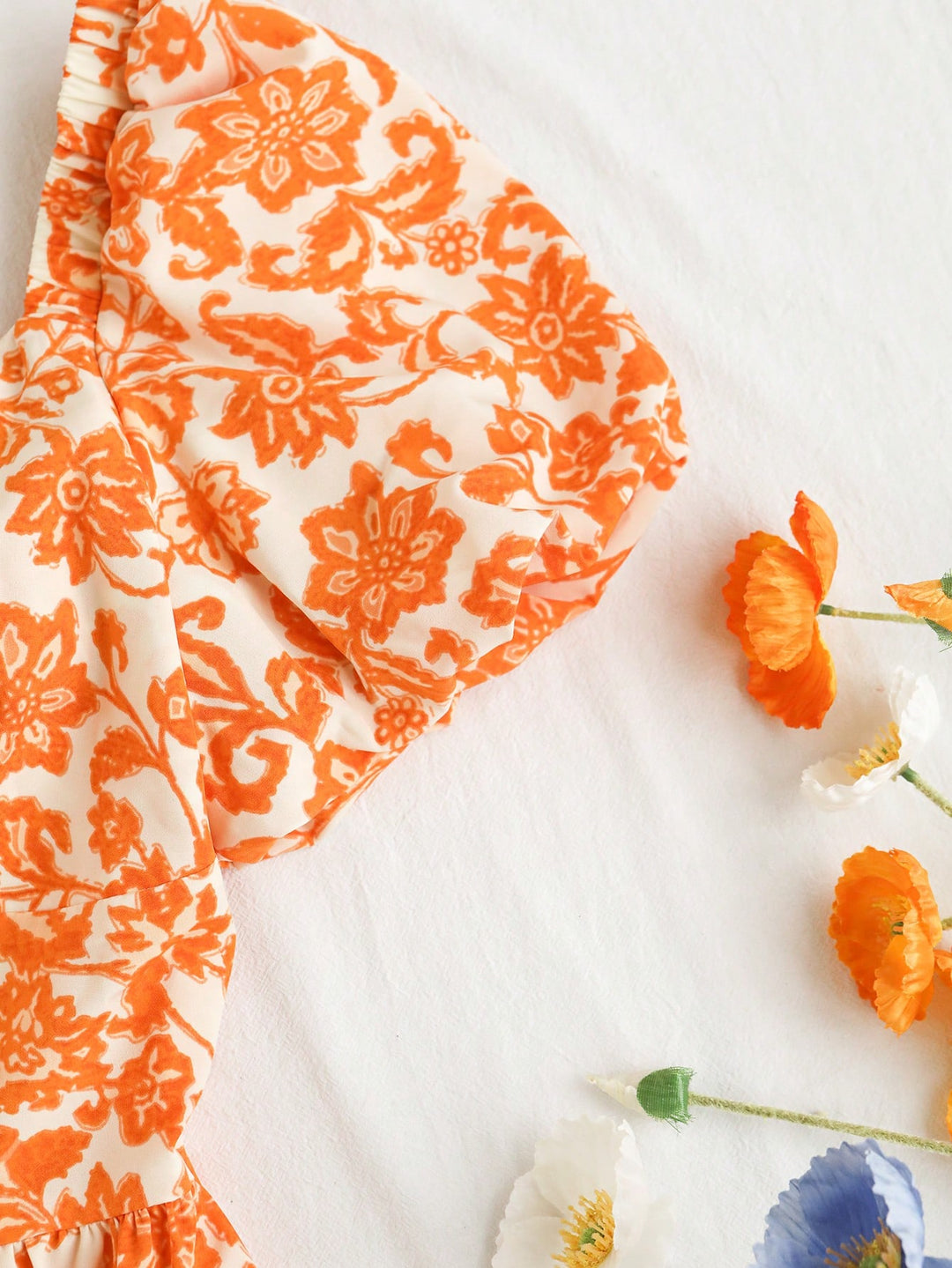 Rochie mini SHEIN, portocaliu