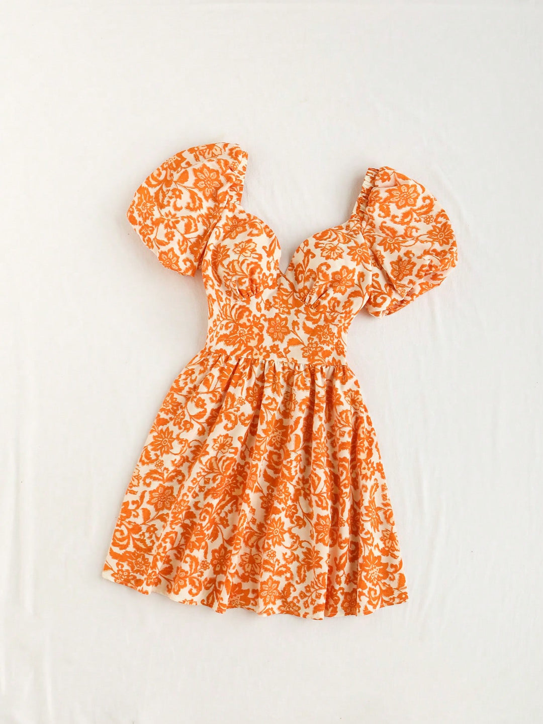 Rochie mini SHEIN, portocaliu