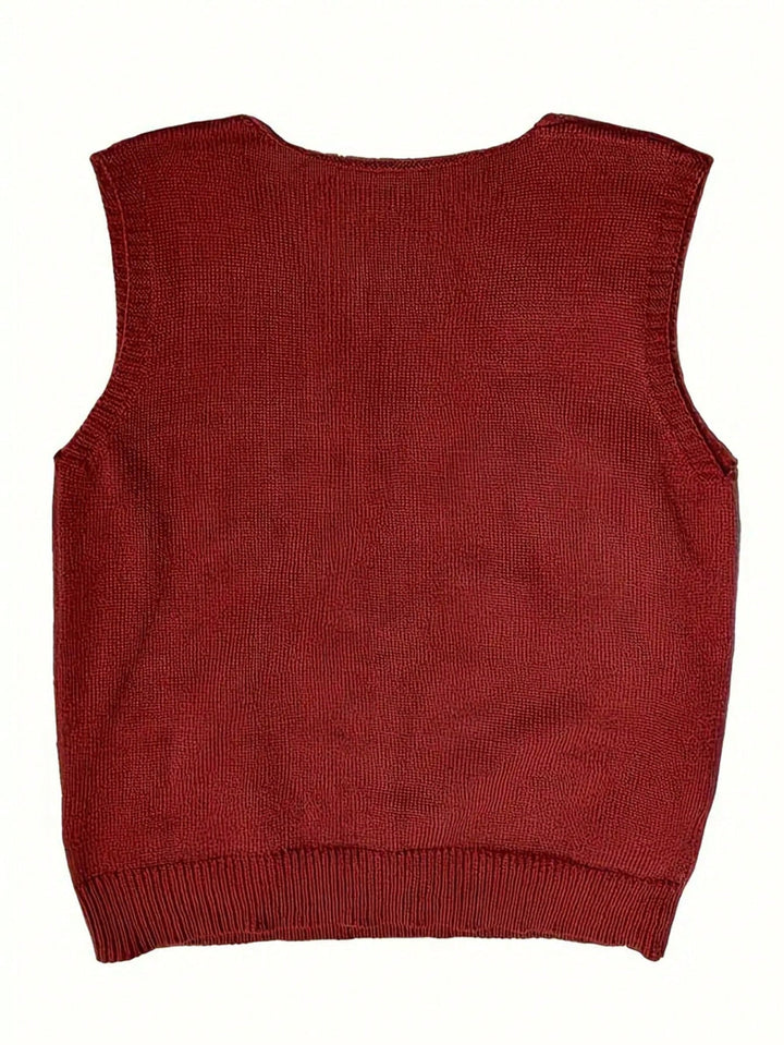 SHEIN mellény, bordó