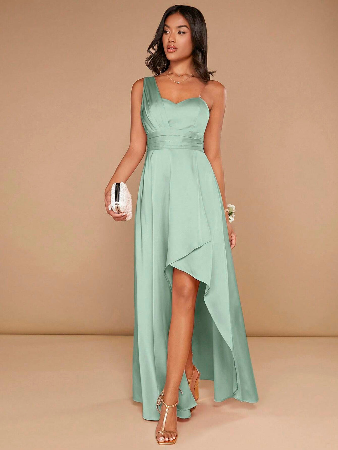 Rochie maxi SHEIN, verde