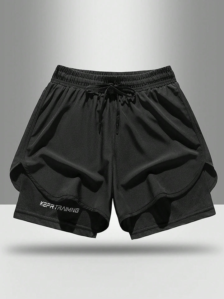 Pantaloni scurți SHEIN, negru