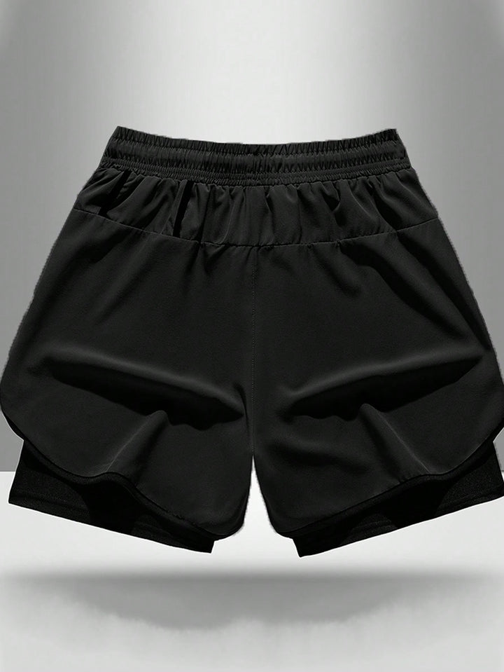 Pantaloni scurți SHEIN, negru