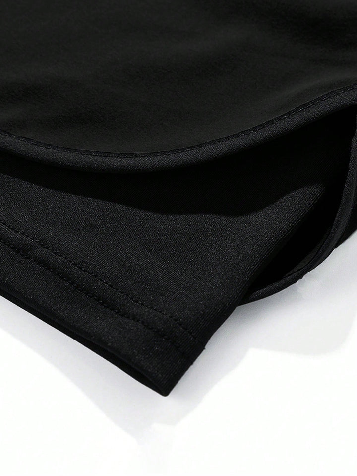 Pantaloni scurți SHEIN, negru