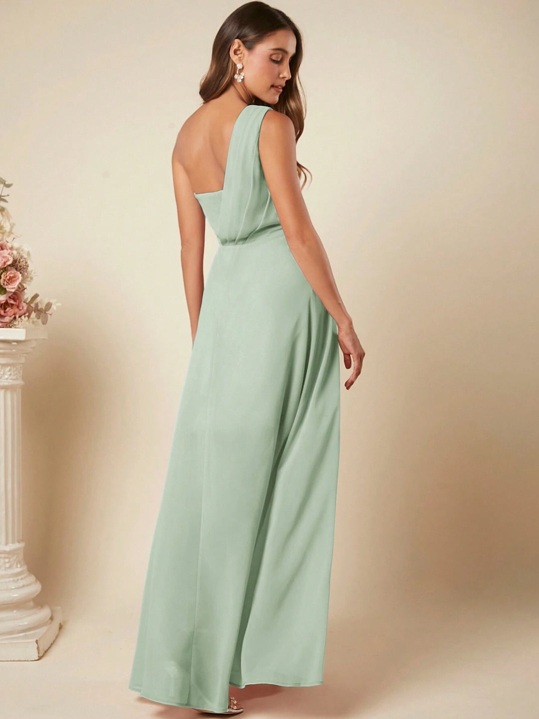 Rochie maxi SHEIN, verde