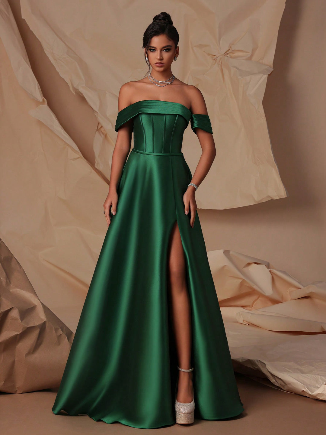 Rochie SHEIN, verde