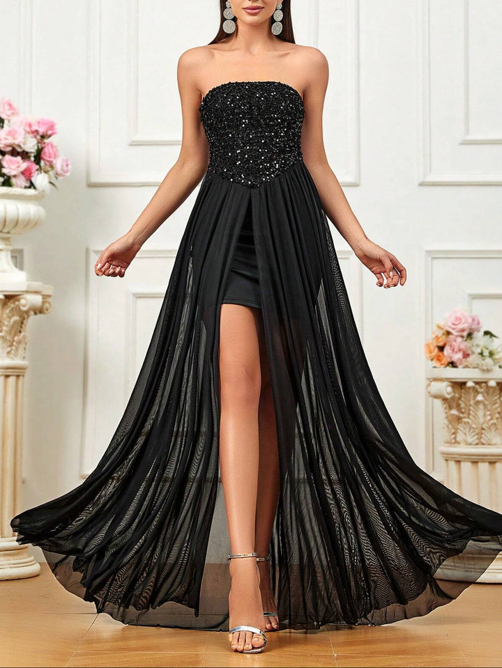 Rochie de ocazie SHEIN, negru