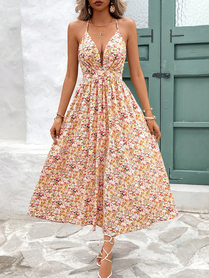 Rochie maxi SHEIN, roz