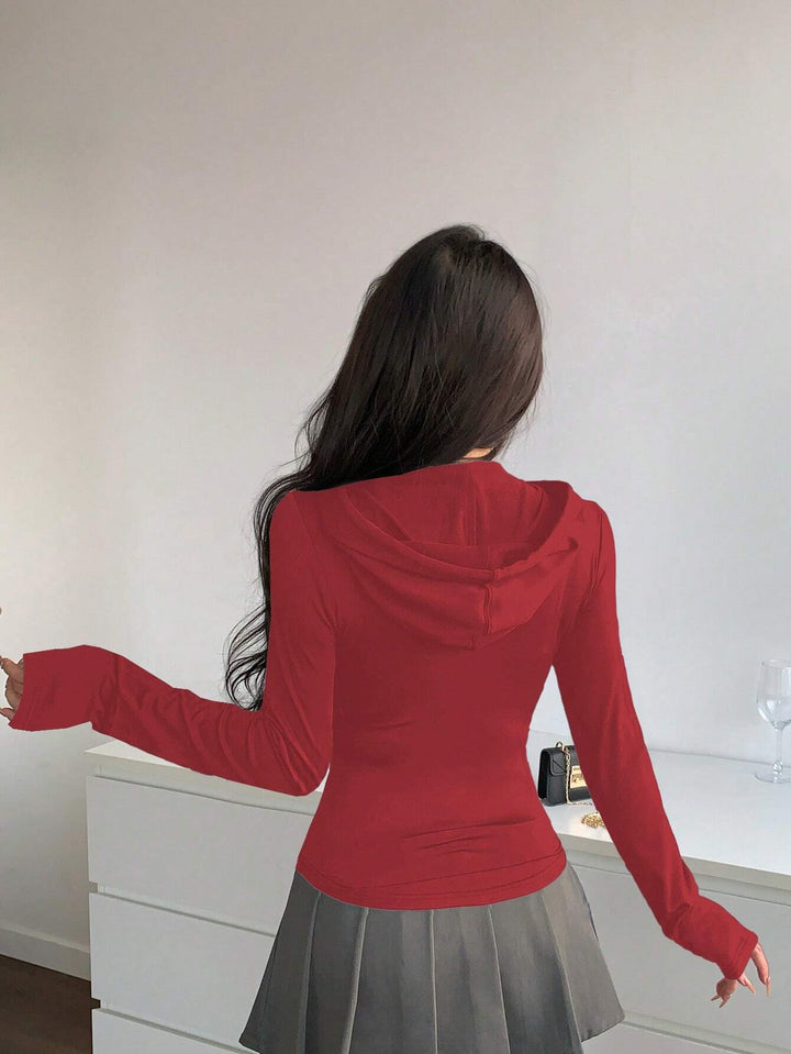 Bluza Dazy by Shein, roșu