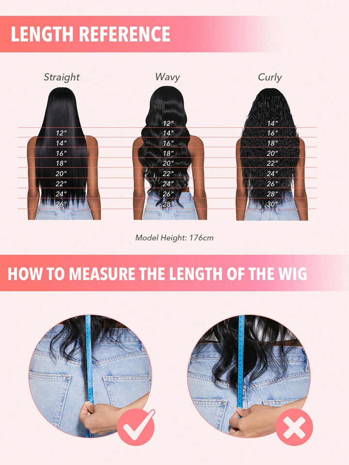 SHEIN Lace Human Hair Wig