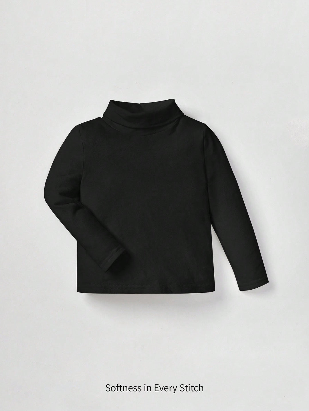 Tricou cu mânecă lungă SHEIN, negru