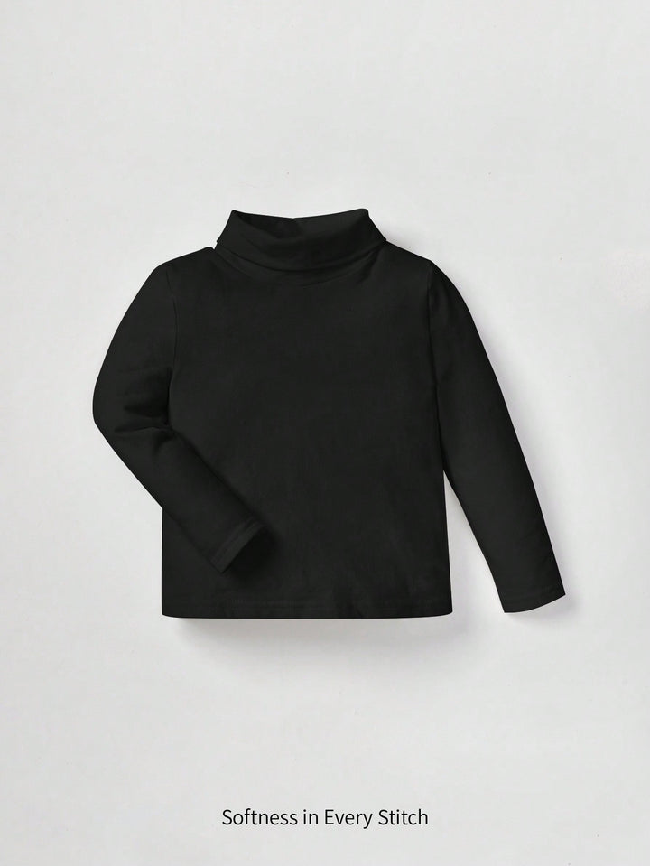 Tricou cu mânecă lungă SHEIN, negru