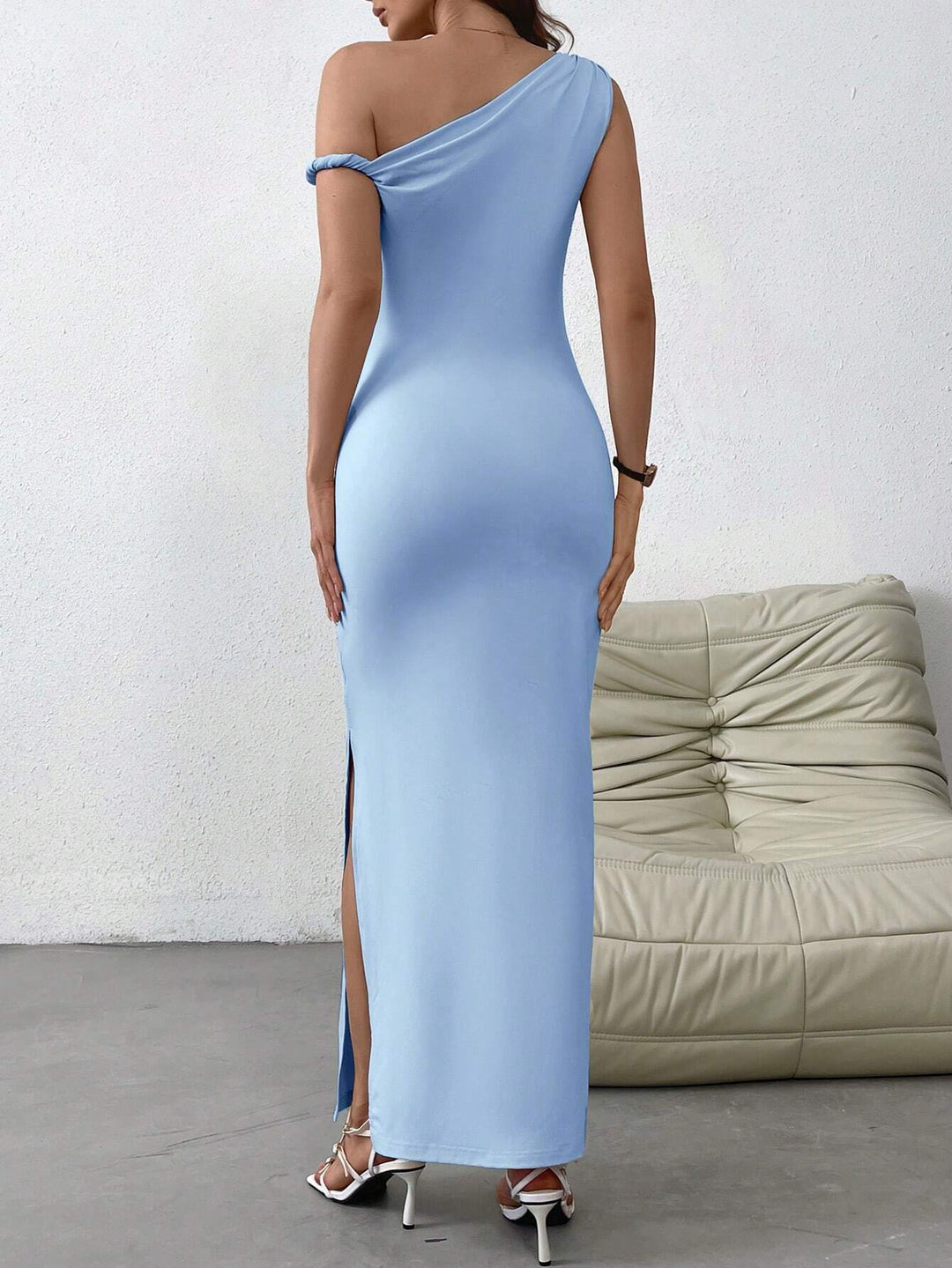 SHEIN maxi ruha, kék