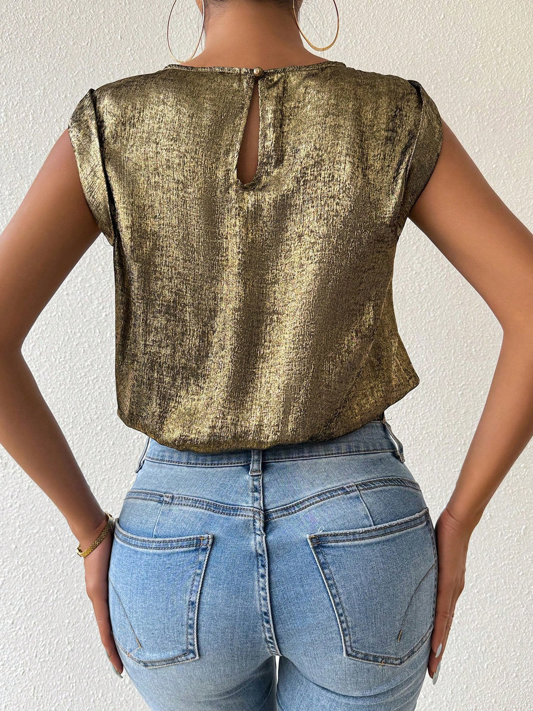 SHEIN blúz, arany