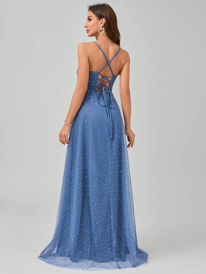 Rochie maxi SHEIN, albastru