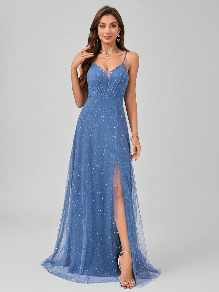 Rochie maxi SHEIN, albastru