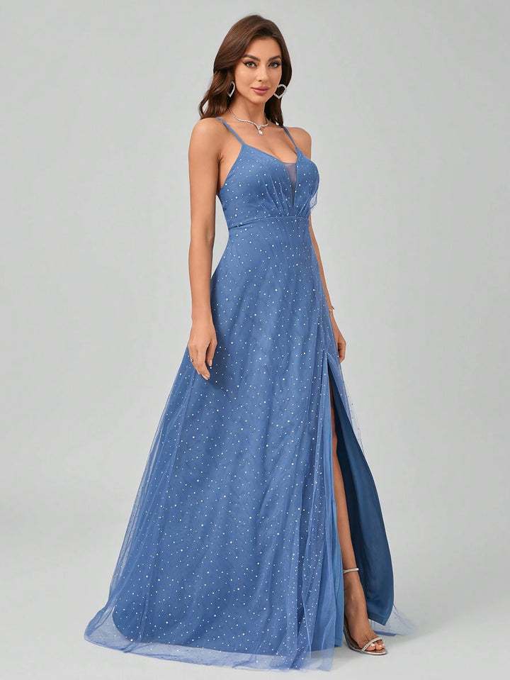 Rochie maxi SHEIN, albastru