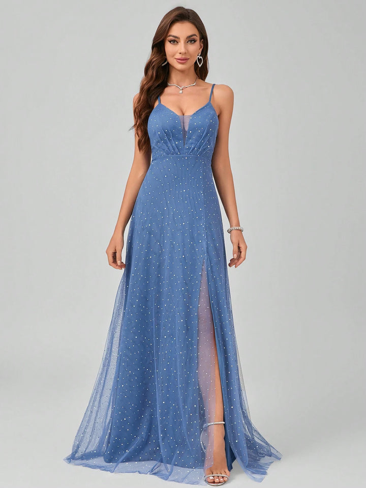 Rochie maxi SHEIN, albastru