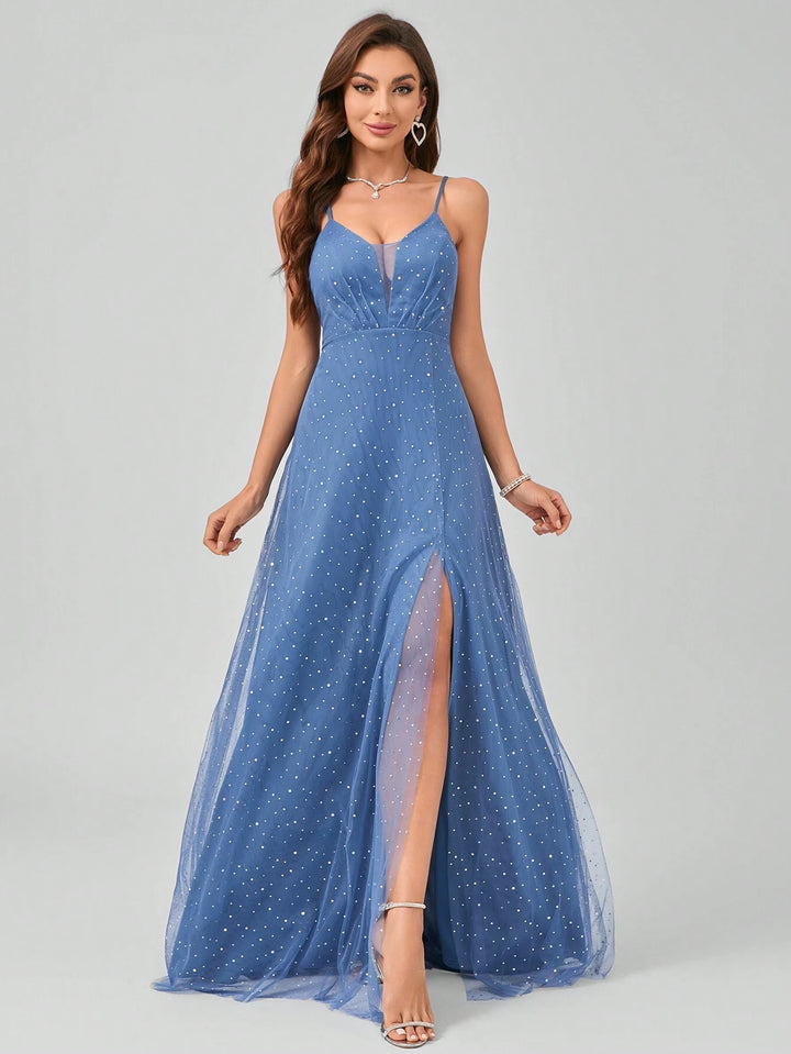Rochie maxi SHEIN, albastru