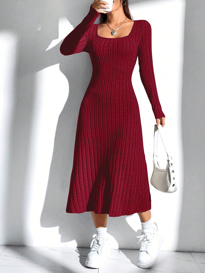 Rochie midi SHEIN, roșu
